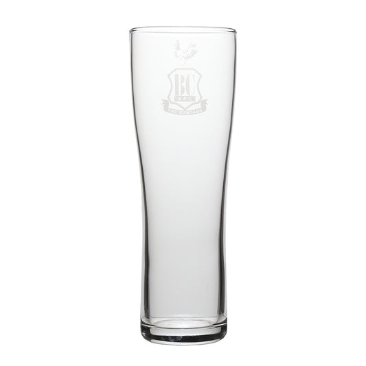 BCAFC Engraved Peroni Glass