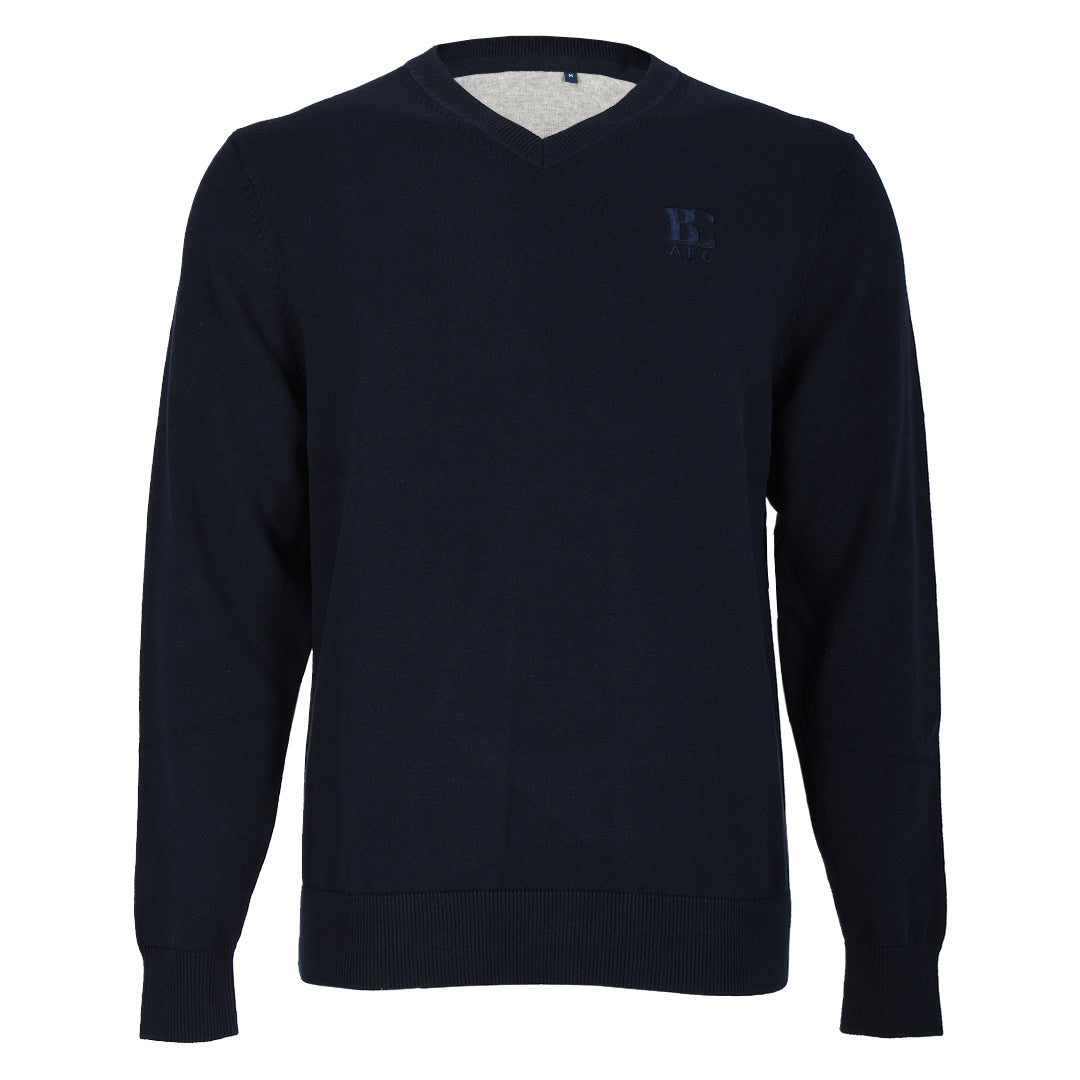 BCAFC Legacy V-Neck Sweater Navy