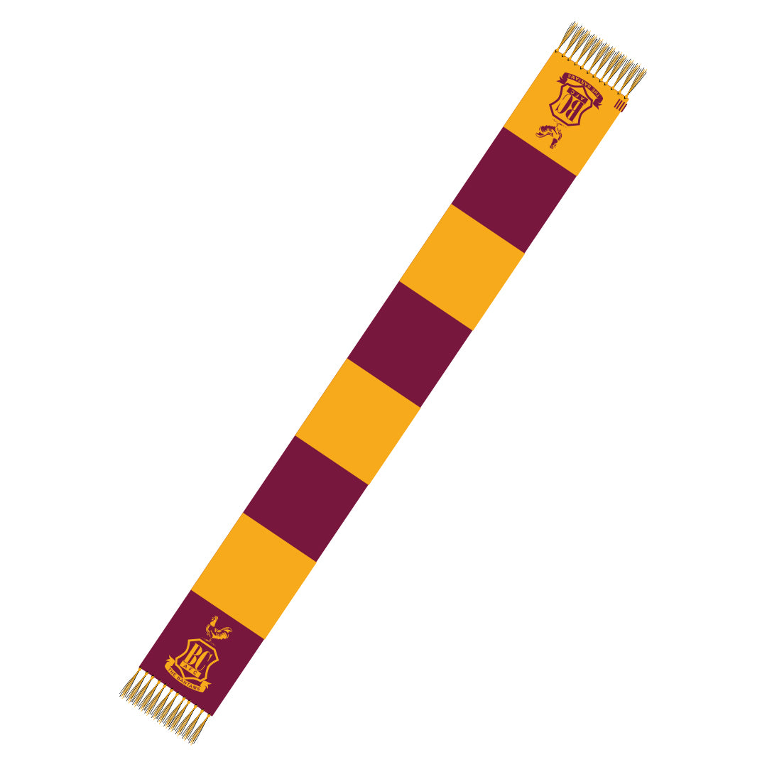 BCAFC Club Bar Scarf Claret|Amber