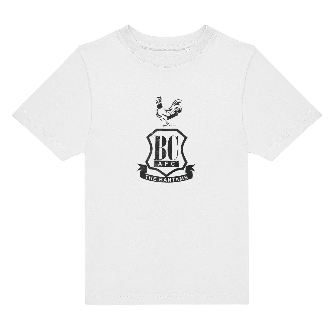 Jnr BCAFC Crested Tee White