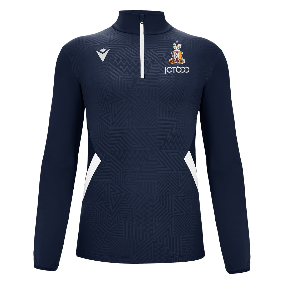 Jnr BCAFC 1st Team Coaches 1/4 Zip Top Navy