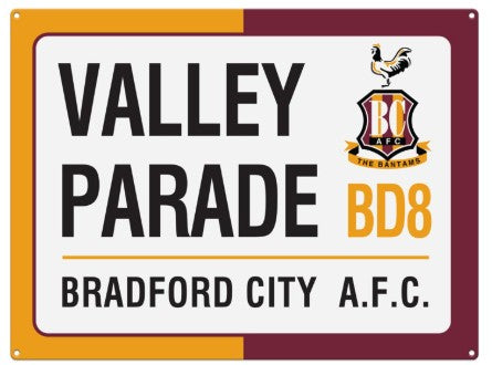 BCAFC Metal Street Sign (400mm x 150mm)