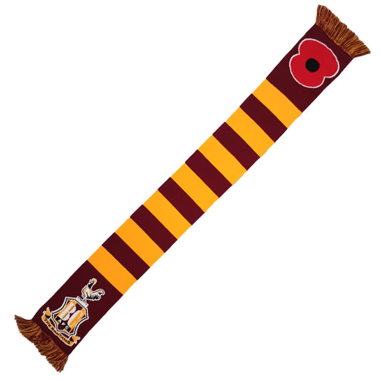 BCAFC RBL Poppy Bar Scarf