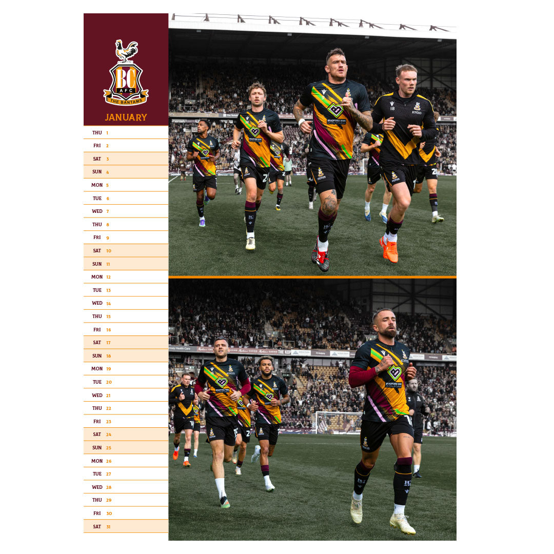 BCAFC 2026 Official Calendar