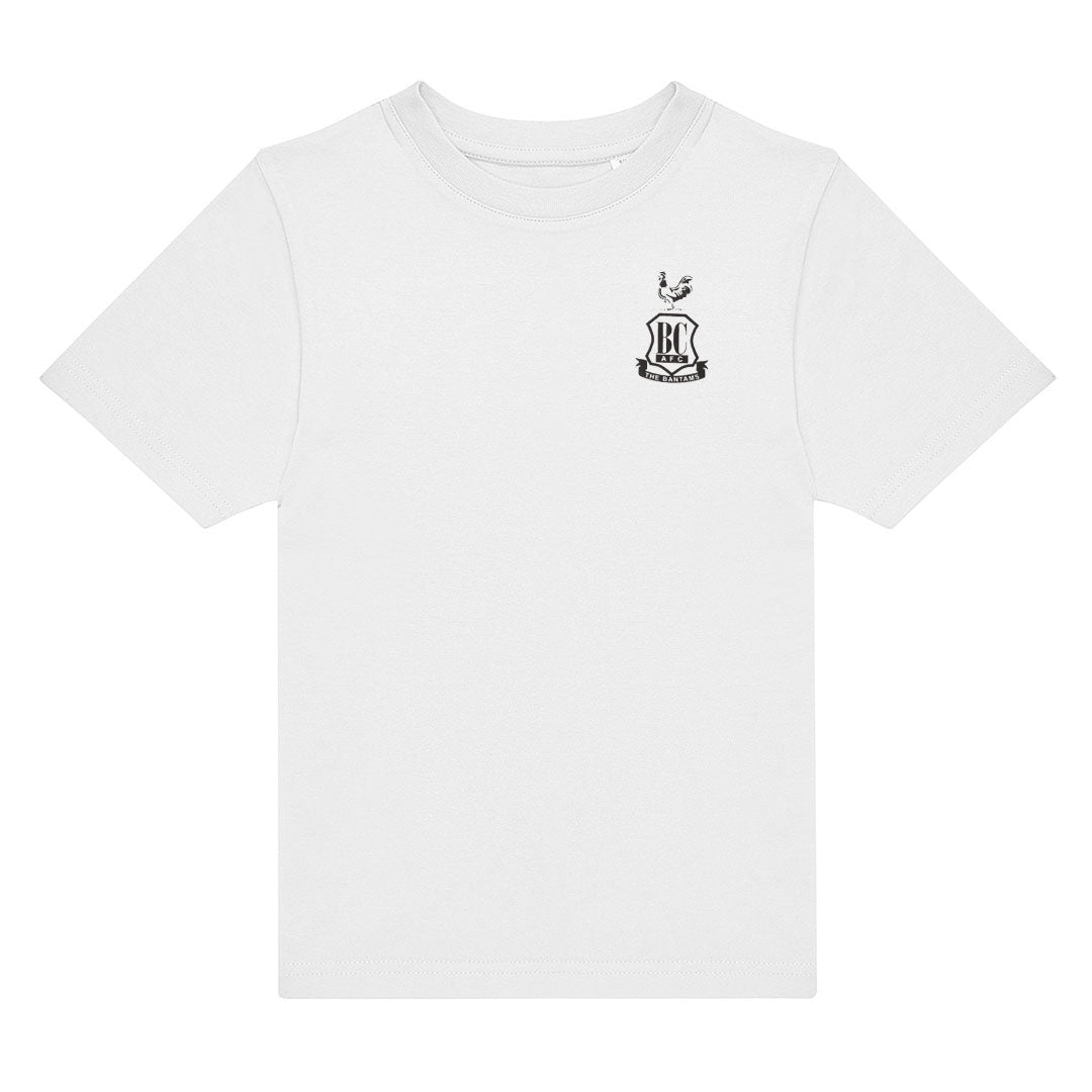 Jnr BCAFC Small Crested Tee White