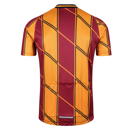 BCAFC 91/93 Retro Cycling Jersey Claret|Amber