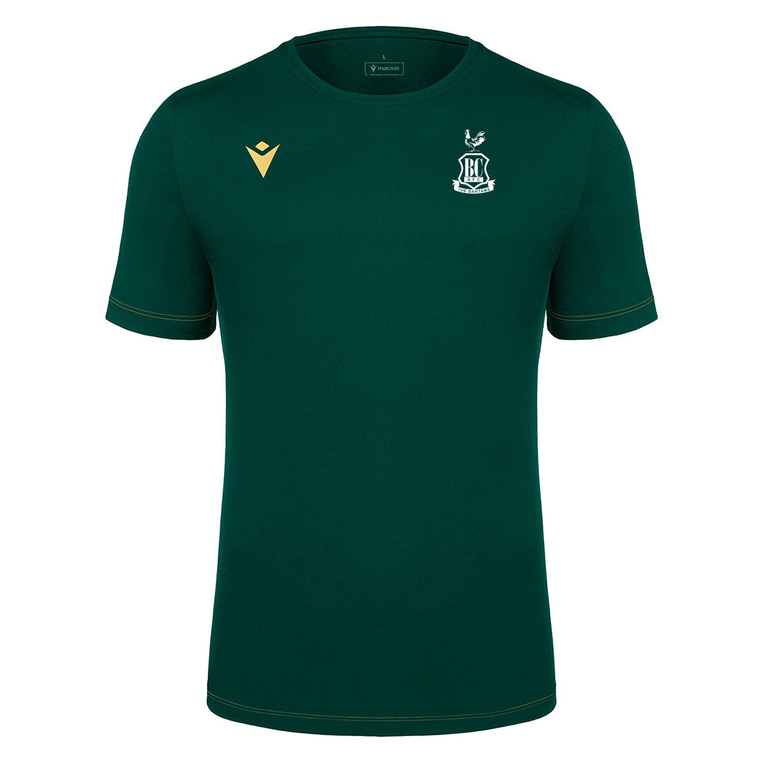 Jnr BCAFC Macron Core Tee Bottle Green