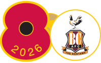 BCAFC 2026 Poppy Pin Badge