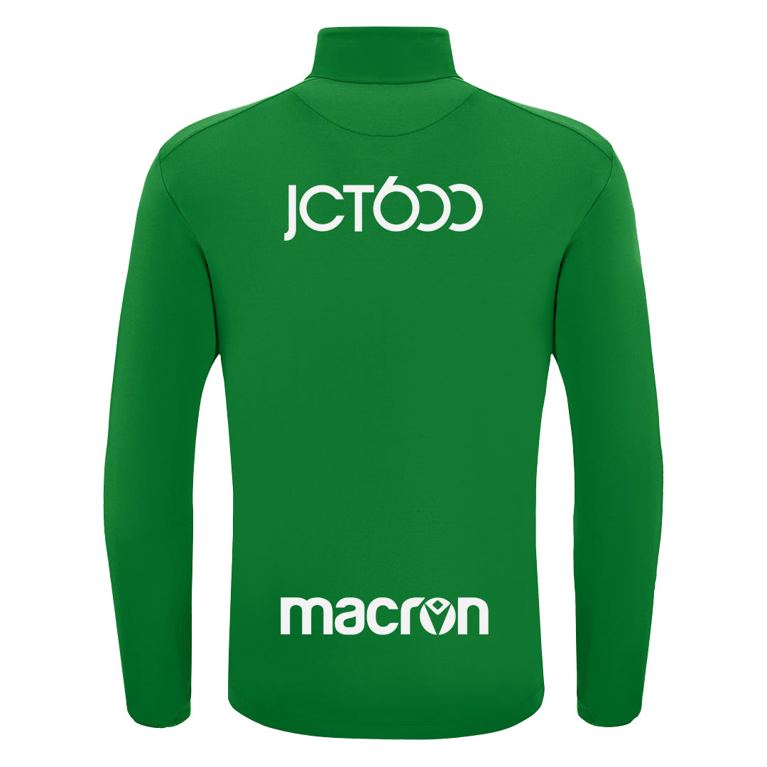 Jnr BCAFC 1st Team Player Training 1/4 Zip Top Green
