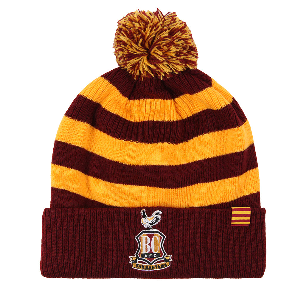 BCAFC 23/24 Hoop Bobble Hat Claret|Amber