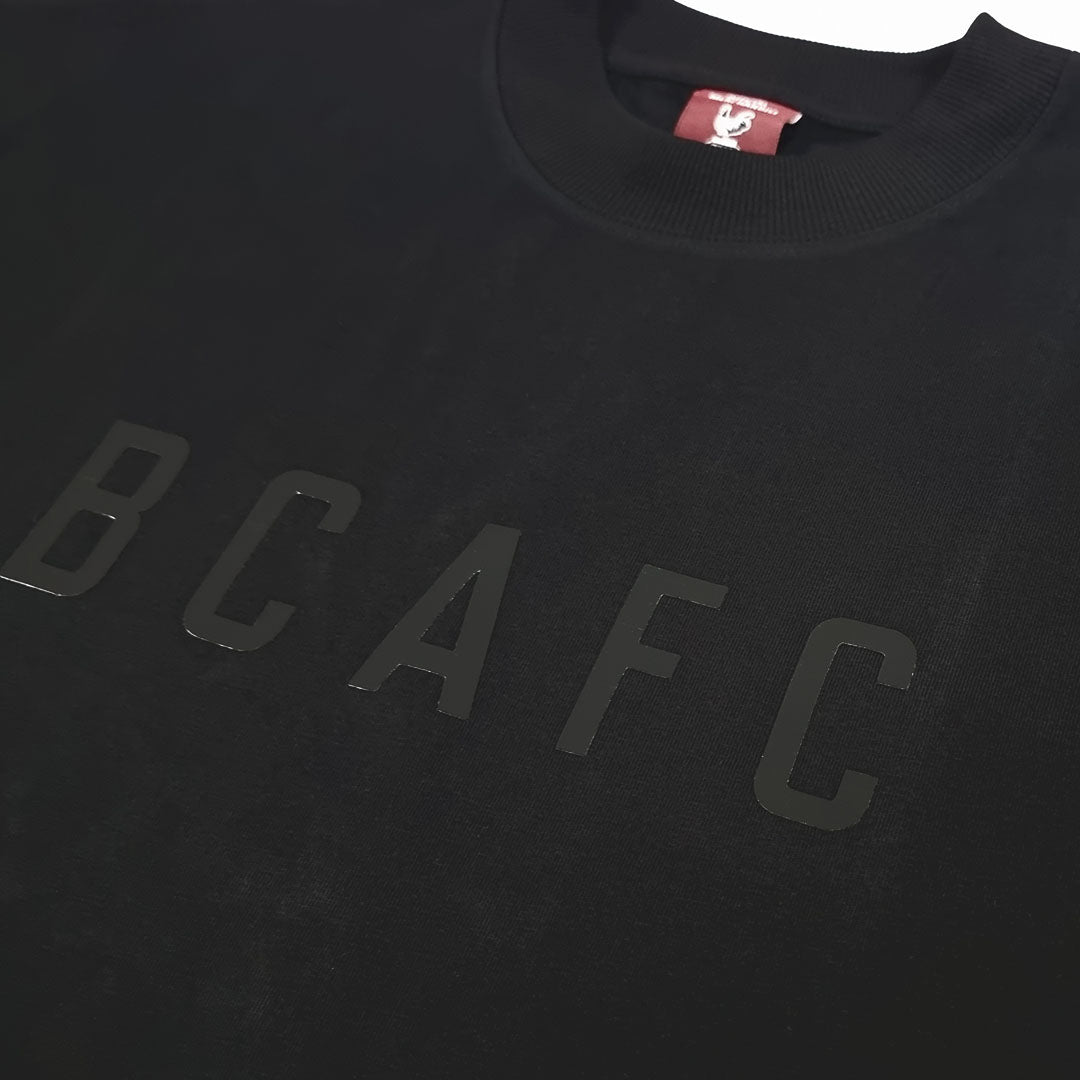 BCAFC Logo Oversized Tee Black