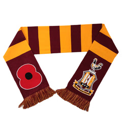 BCAFC RBL Poppy Bar Scarf
