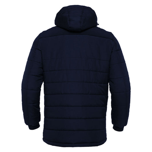 Jnr Macron Pro Training Padded Jacket Navy