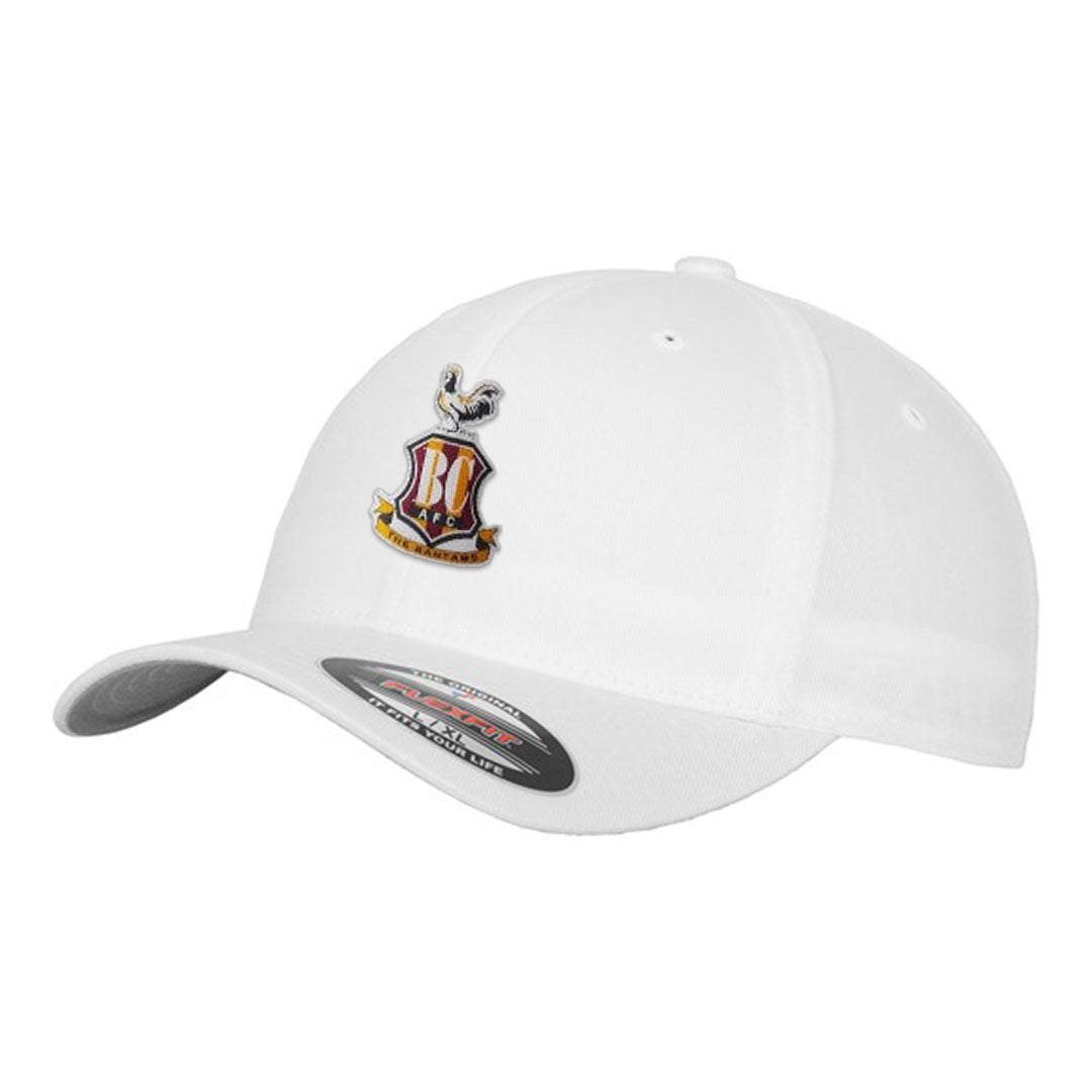 BCAFC Flexfit Baseball Cap White