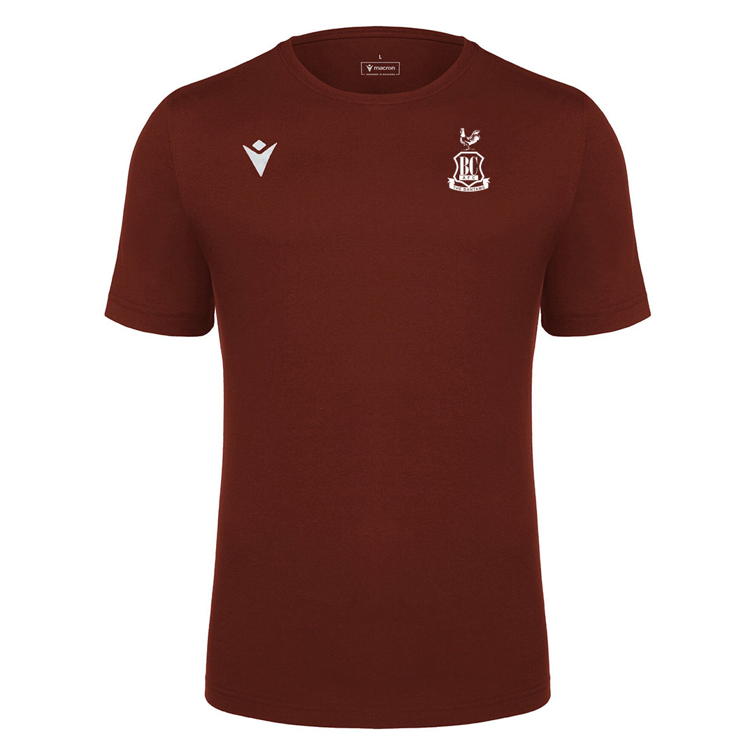 BCAFC Macron Core Tee Claret