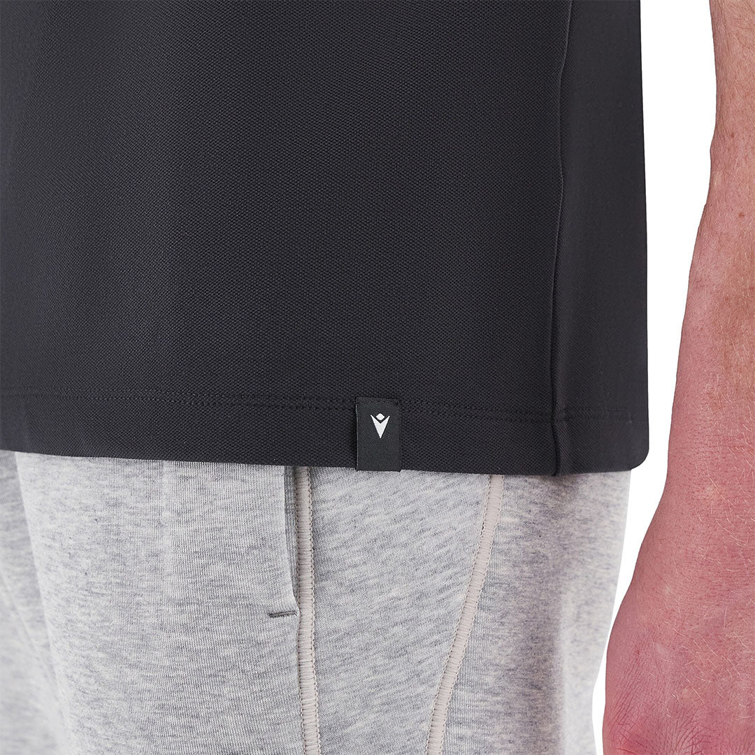 BCAFC Icon Crest Polo w/ Collar Black