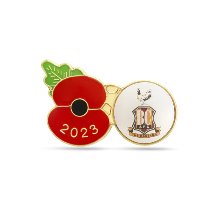 BCAFC 2023 Poppy Pin Badge