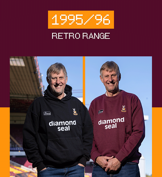 Bradford City AFC 95/96 Retro Range