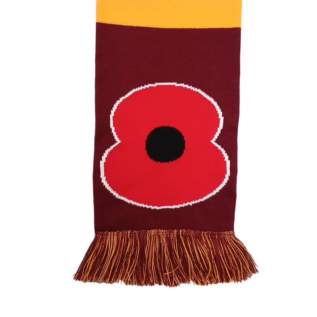 BCAFC RBL Poppy Bar Scarf