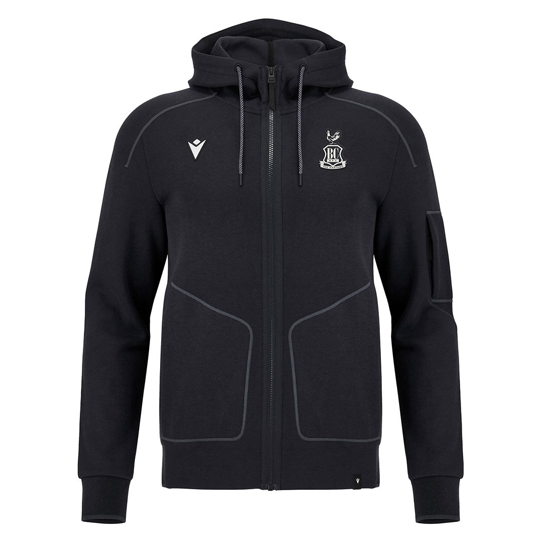 BCAFC Icon Crest Full Zip Hoodie Black