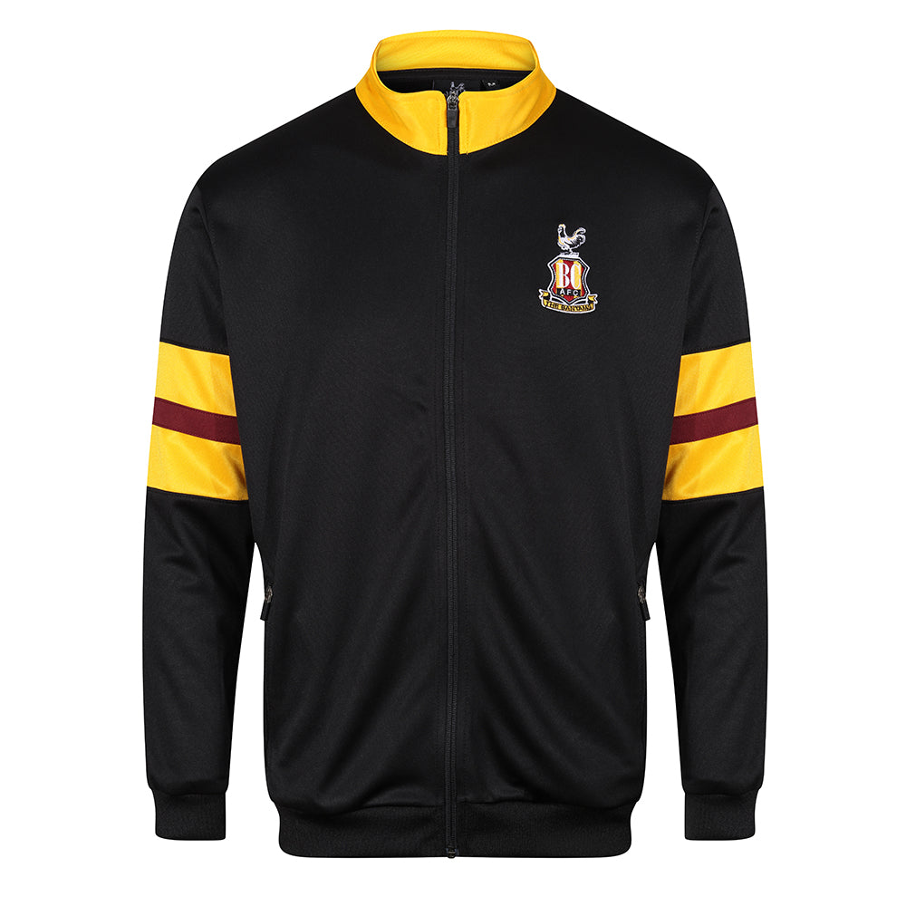 BCAFC Retro Prem Track Top Black