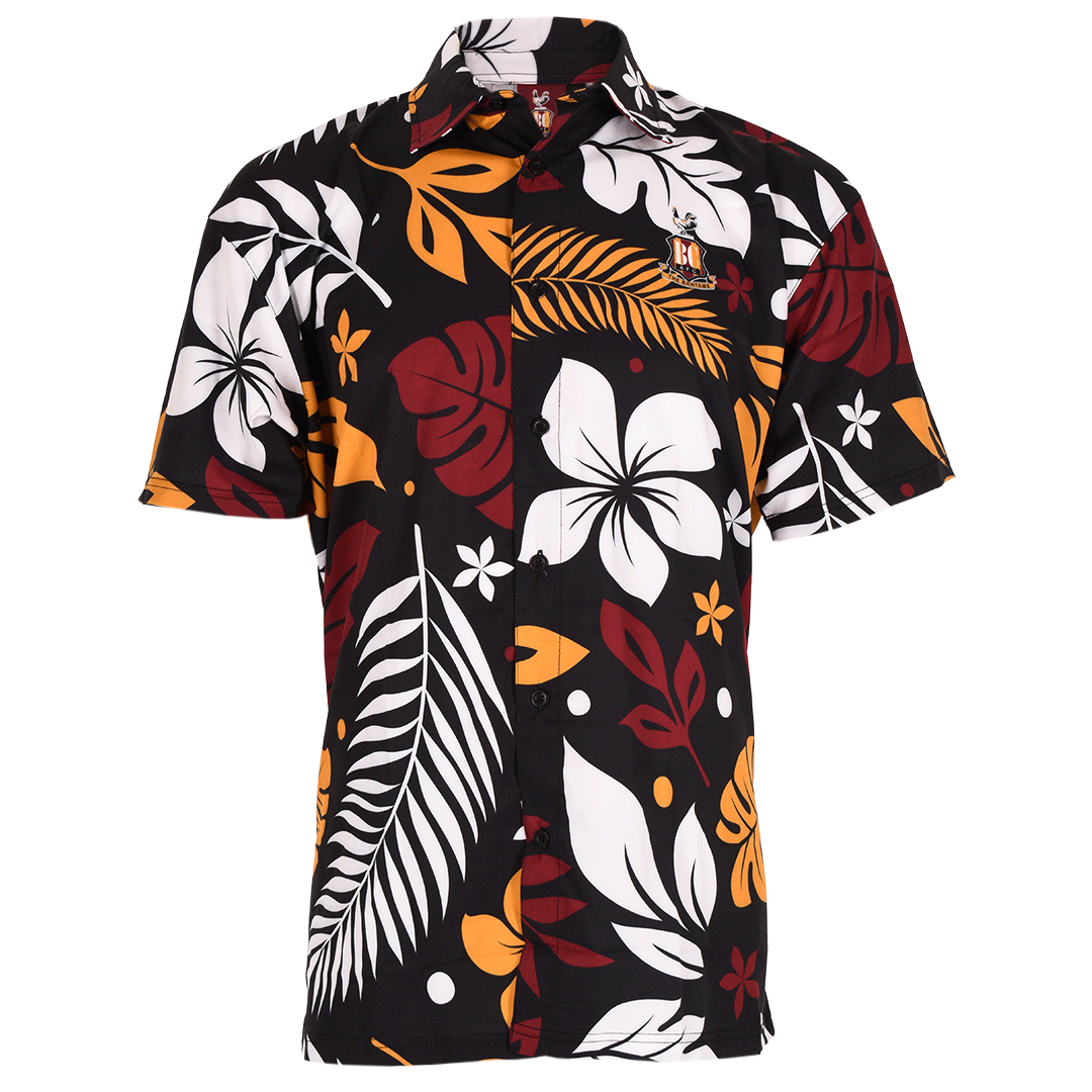 Hawaiian Summer Shirt Black