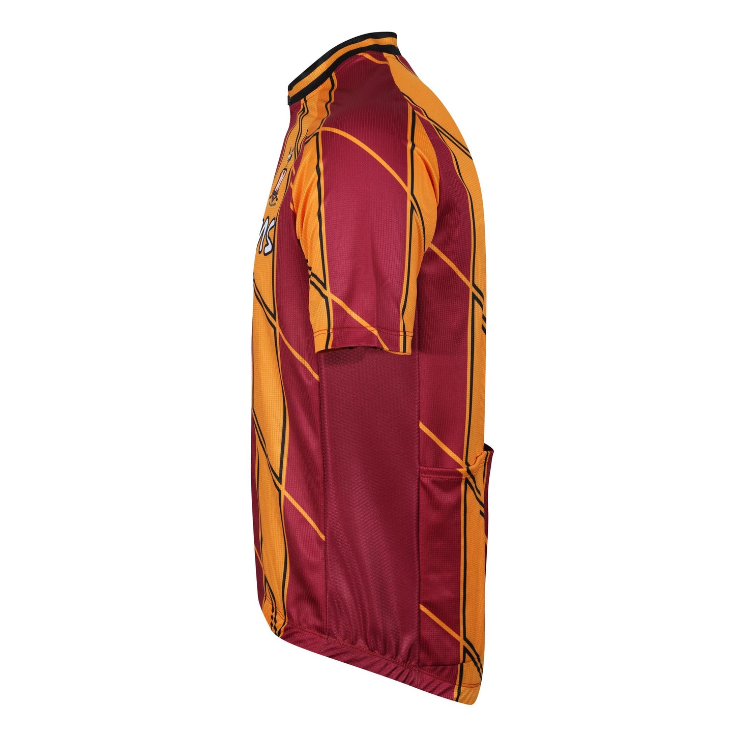 BCAFC 91/93 Retro Cycling Jersey Claret|Amber