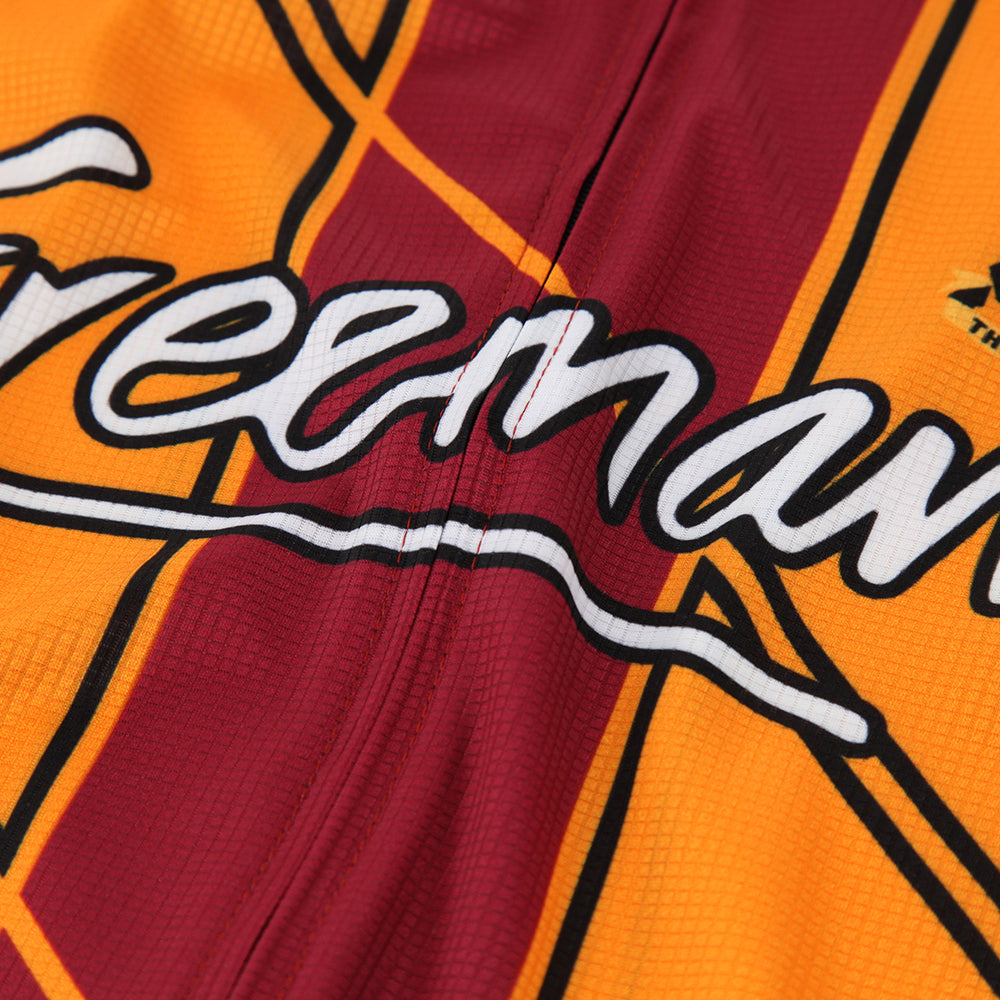 BCAFC 91/93 Retro Cycling Jersey Claret|Amber
