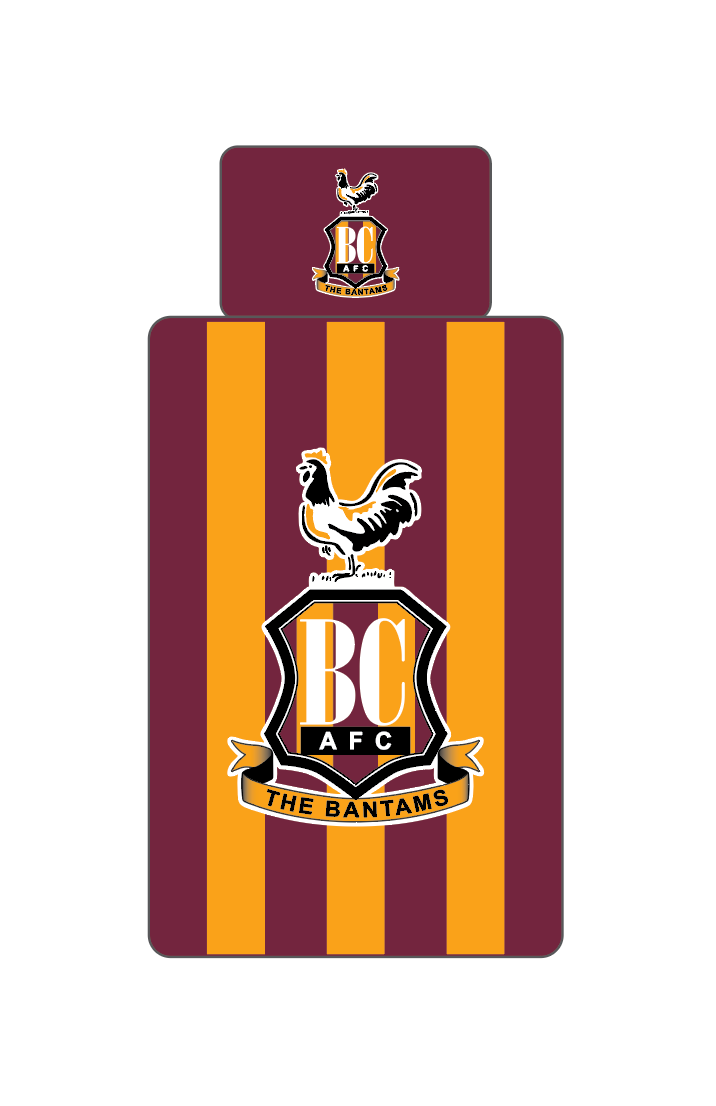 BCAFC Crest Single Duvet & Pillow