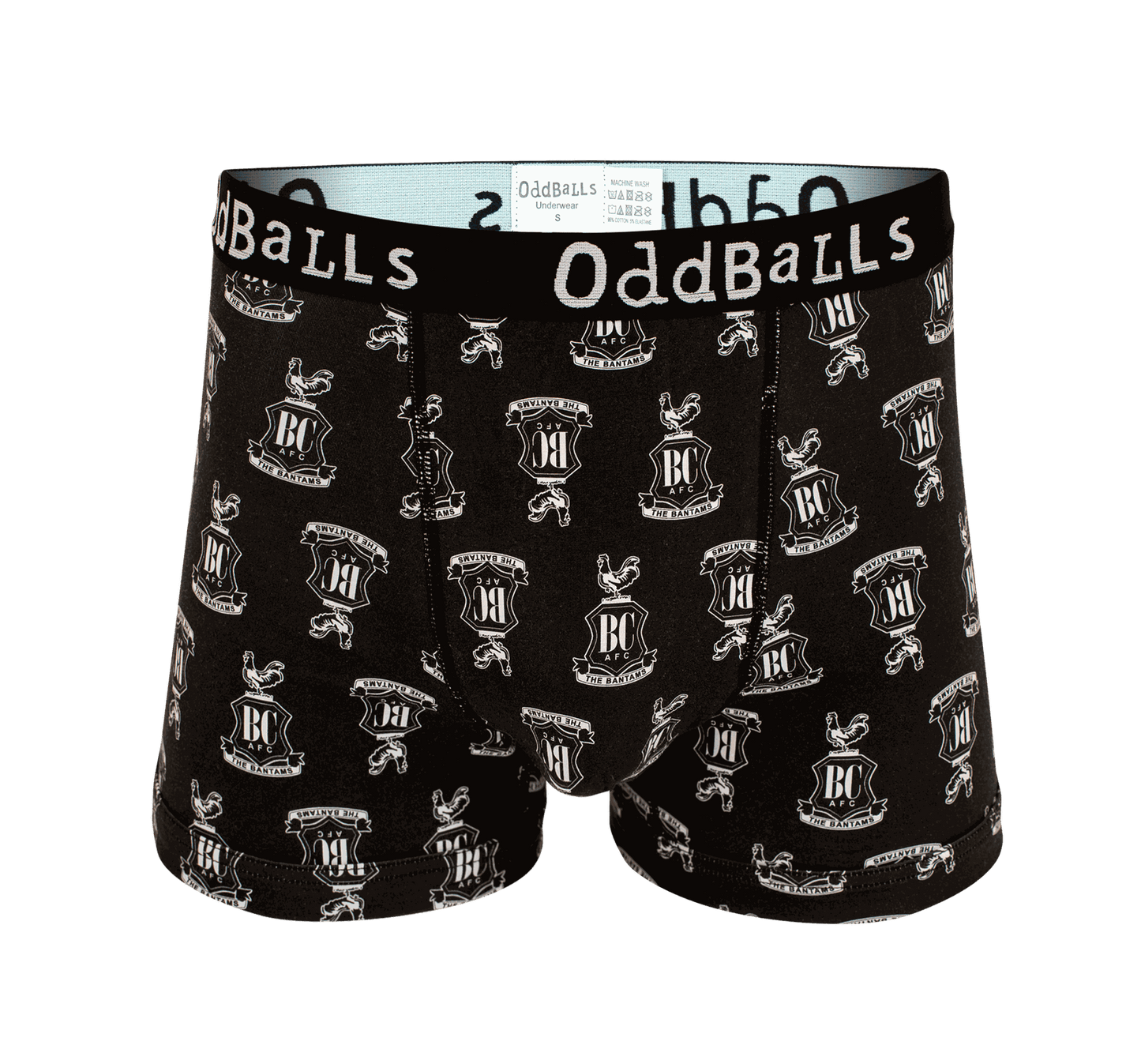 Oddballs Boxers Black – Bradford City AFC