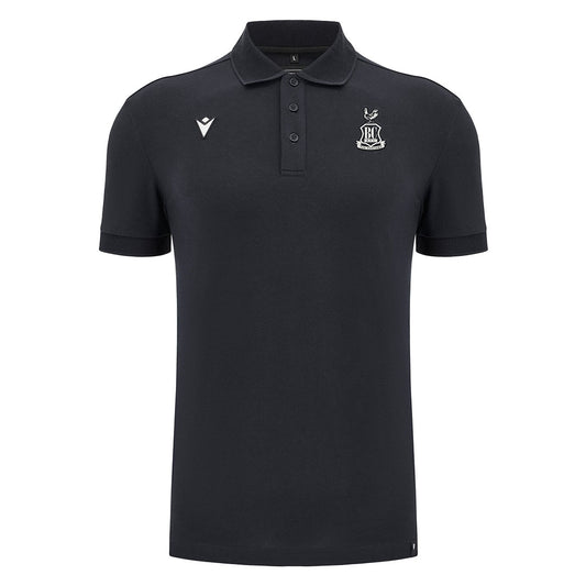 BCAFC Icon Crest Polo w/ Collar Black