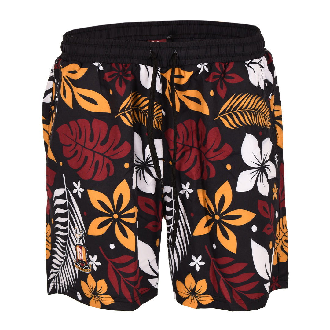 Hawaiian Summer Shorts Black