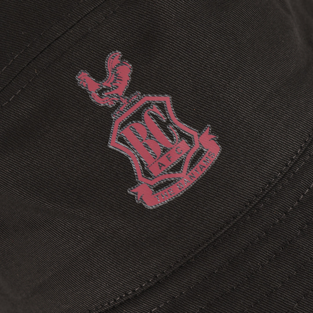 BCAFC Core Bucket Hat Black|Claret