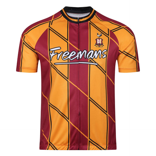 BCAFC 91/93 Retro Cycling Jersey Claret|Amber