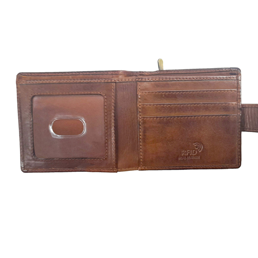 Ridgeback Leather Wallet Brown