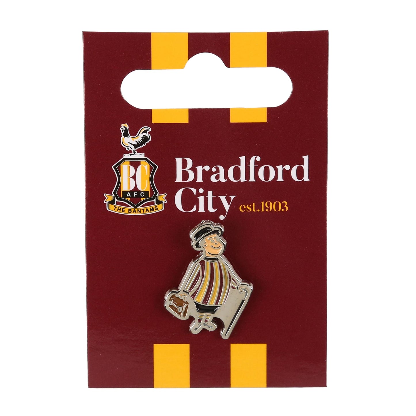 City Gent Pin Badge